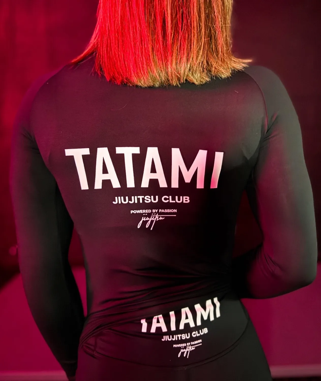 Tatami Fightwear JJ Club rash guard donna manica lunga nero