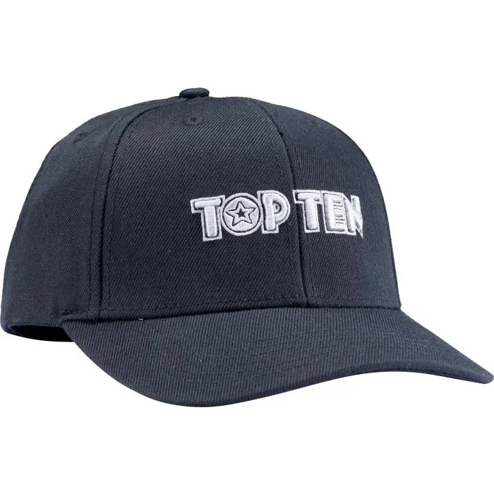 TOP TEN cappellino baseball nero cotone
