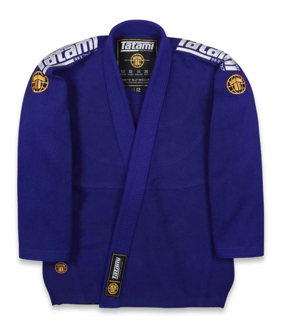 Tatami Fightwear Estilo Gold Label Kimono BJJ Donna Blu Royal