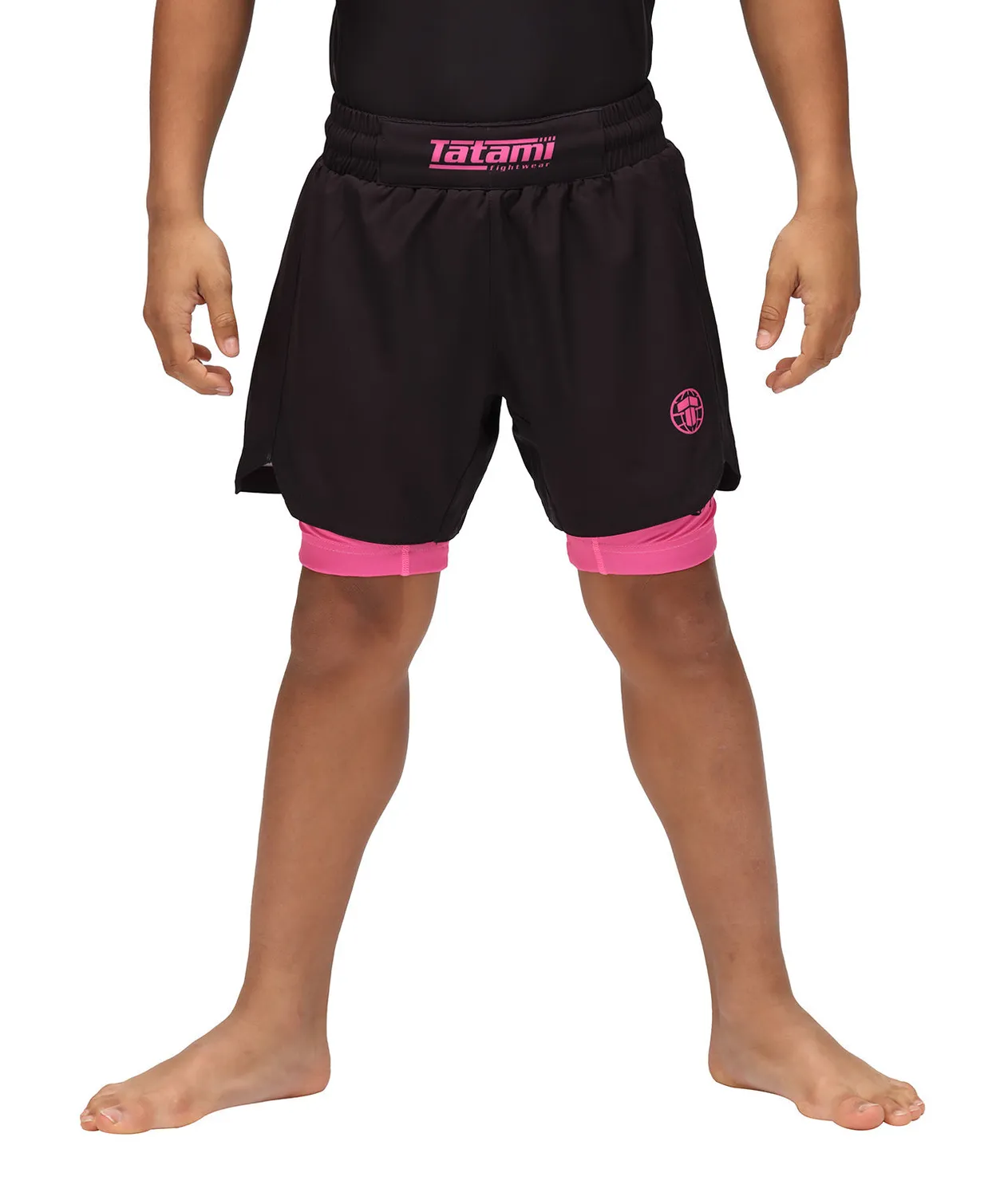 Tatami Dual Layer shorts grappling bimba rosa