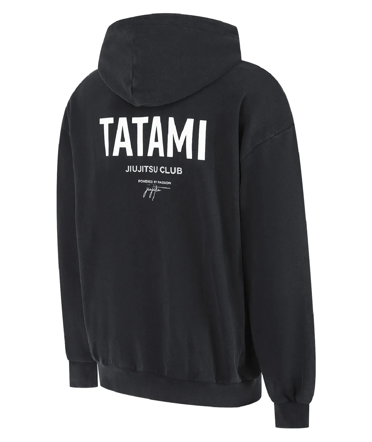 Tatami JJ Club Stonewashed Hoodie felpa grigia cotone