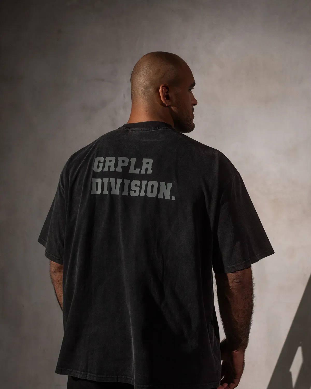Tatami GRPLR Division Oversized T-Shirt Nera Cotone 210 g