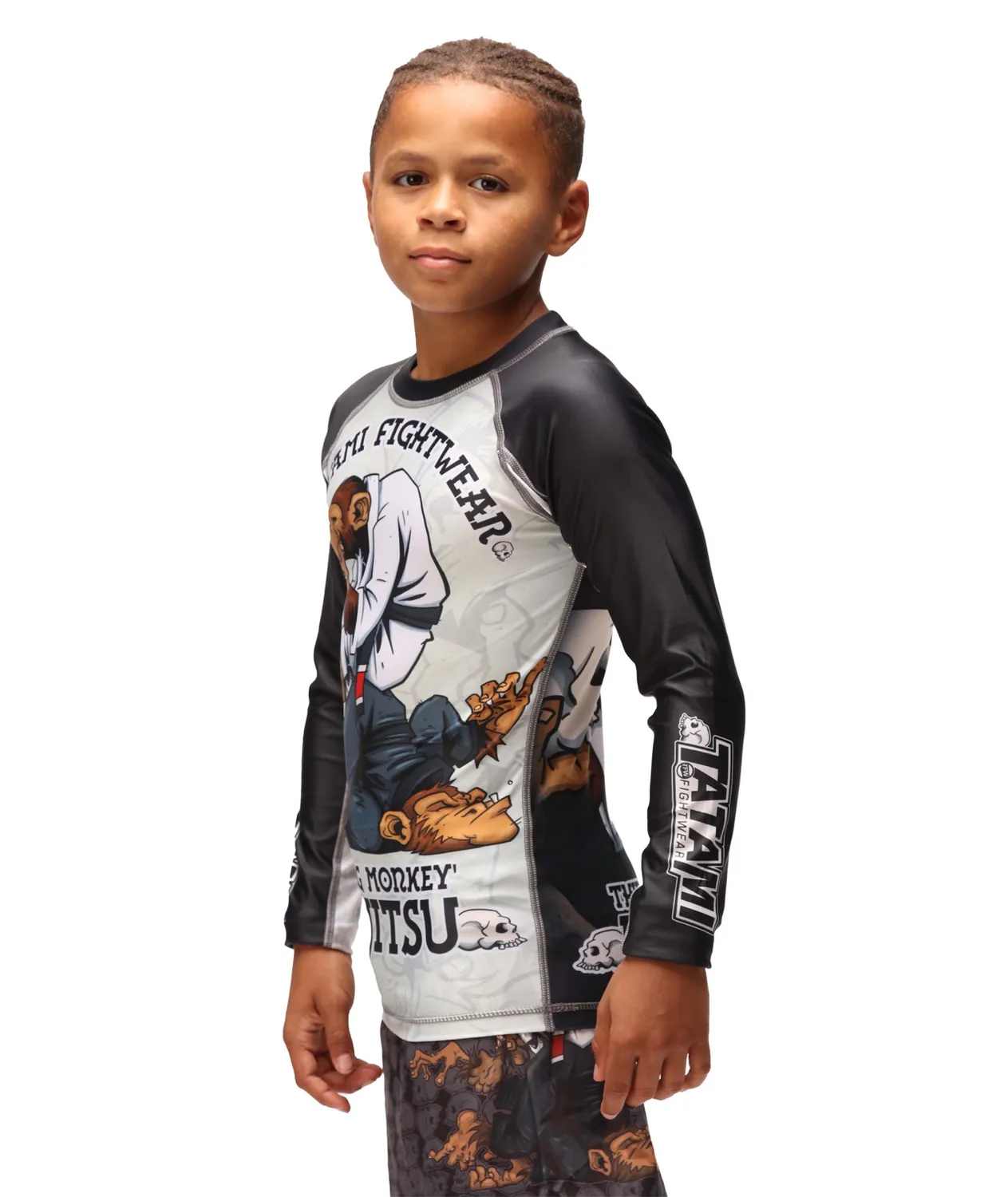 Tatami Thinker Monkey rash guard bambino manica lunga