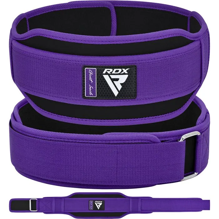 RDX RX5 Cintura Sollevamento Pesi Nylon Supporto Lombare