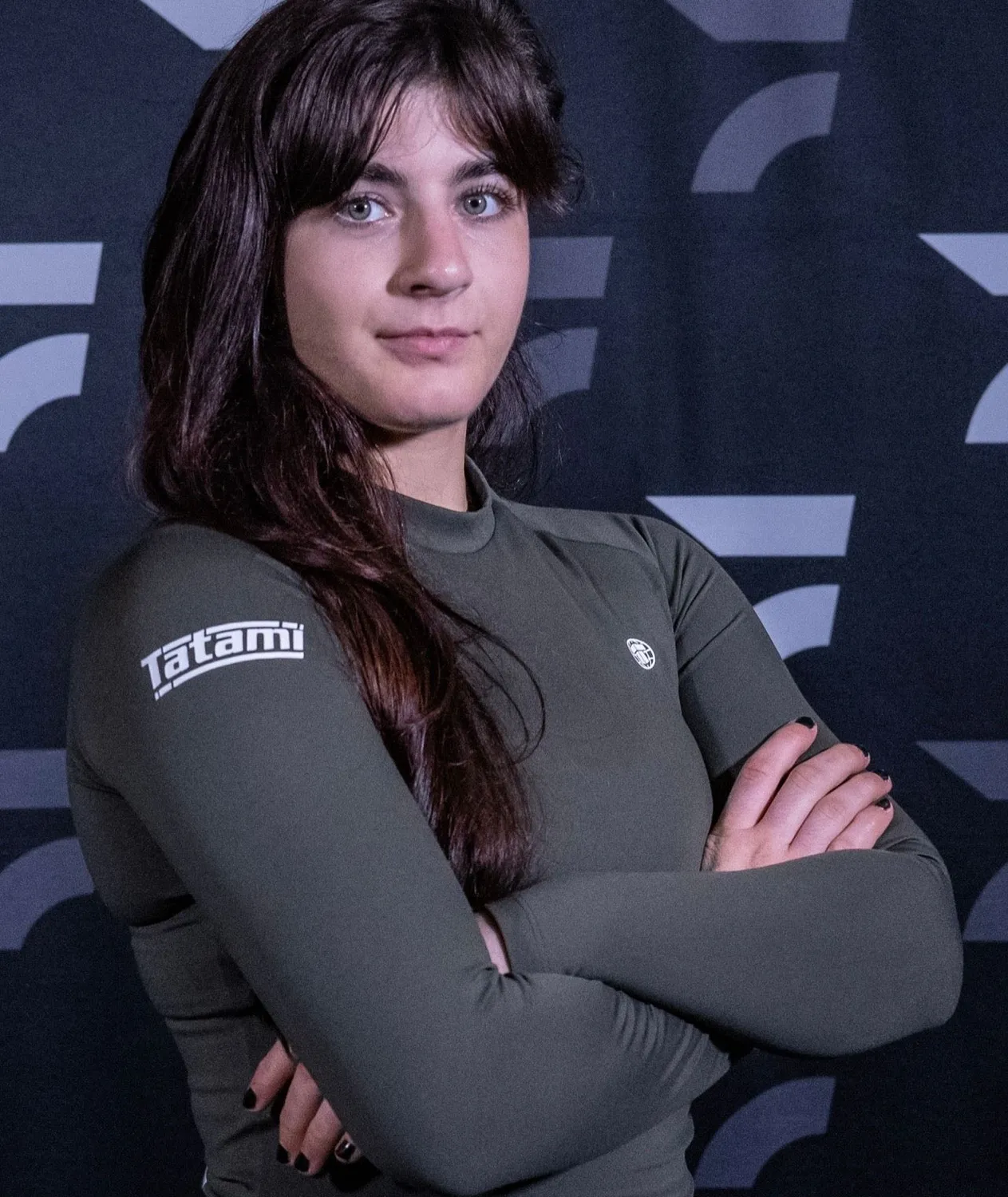 Tatami Agile Long Sleeve rash guard donna kaki S manica lunga