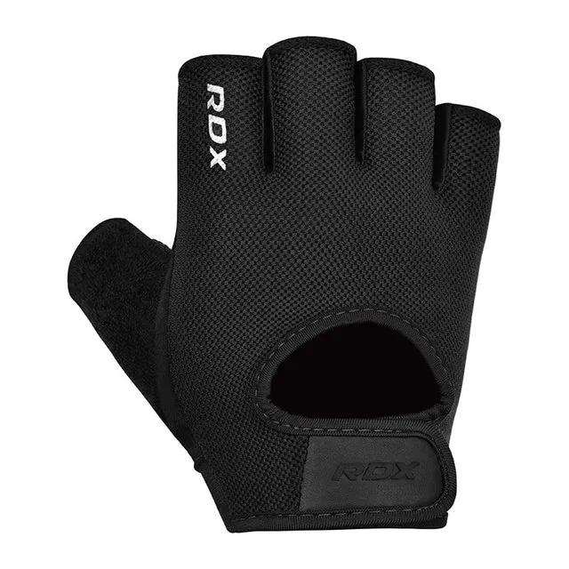 RDX T1 Guanti Palestra Grip Silicone Neri