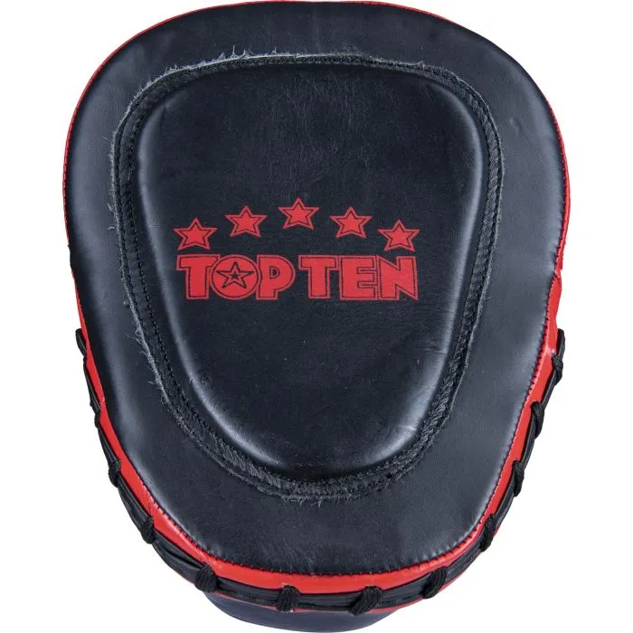 TOP TEN Drums focus mitt neri-rossi coppia pelle