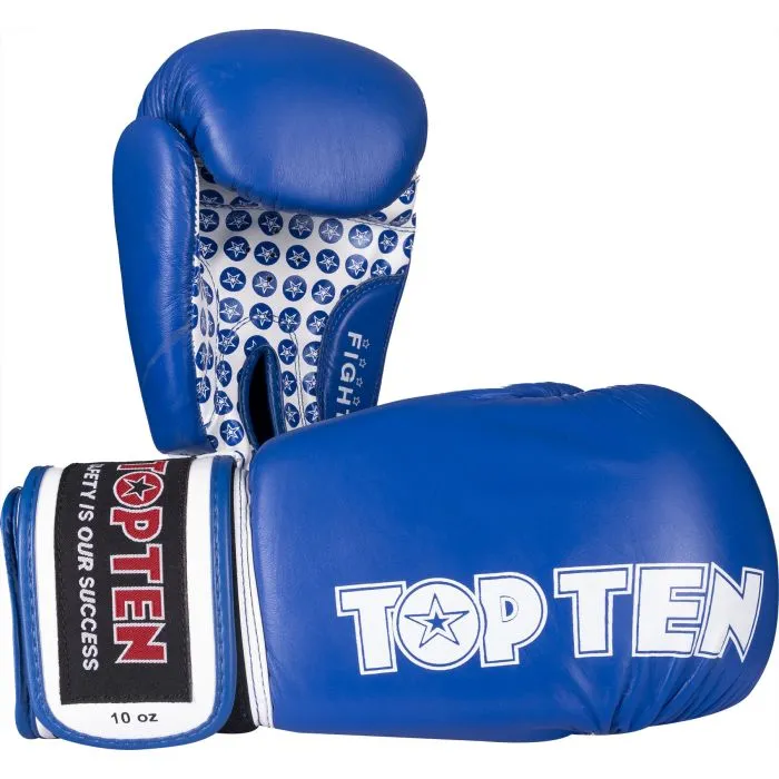 TOP TEN Fight guanti boxe pelle vera multiuso