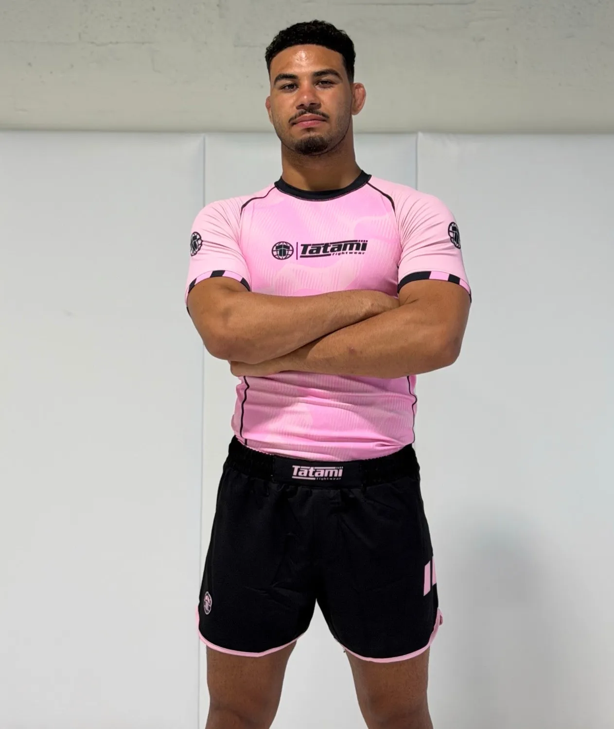 Tatami Nomad Pantaloncini No-Gi Rosa Nero Riciclati