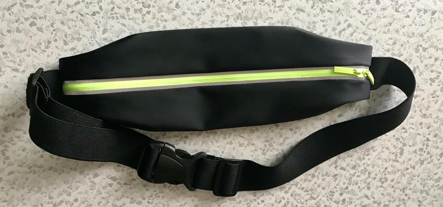 Leone 1947 AC933 marsupio nero porta cellulare sport