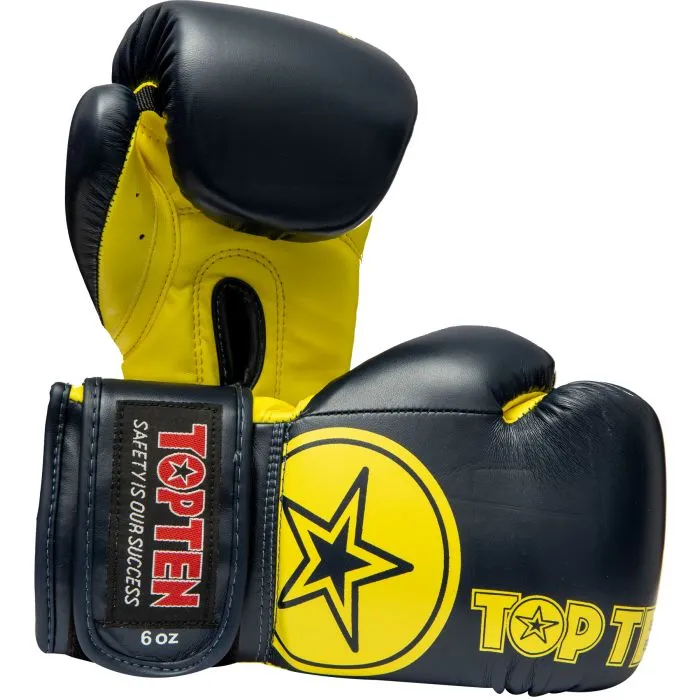 TOP TEN KIDS guanti boxe bambino pelle sintetica