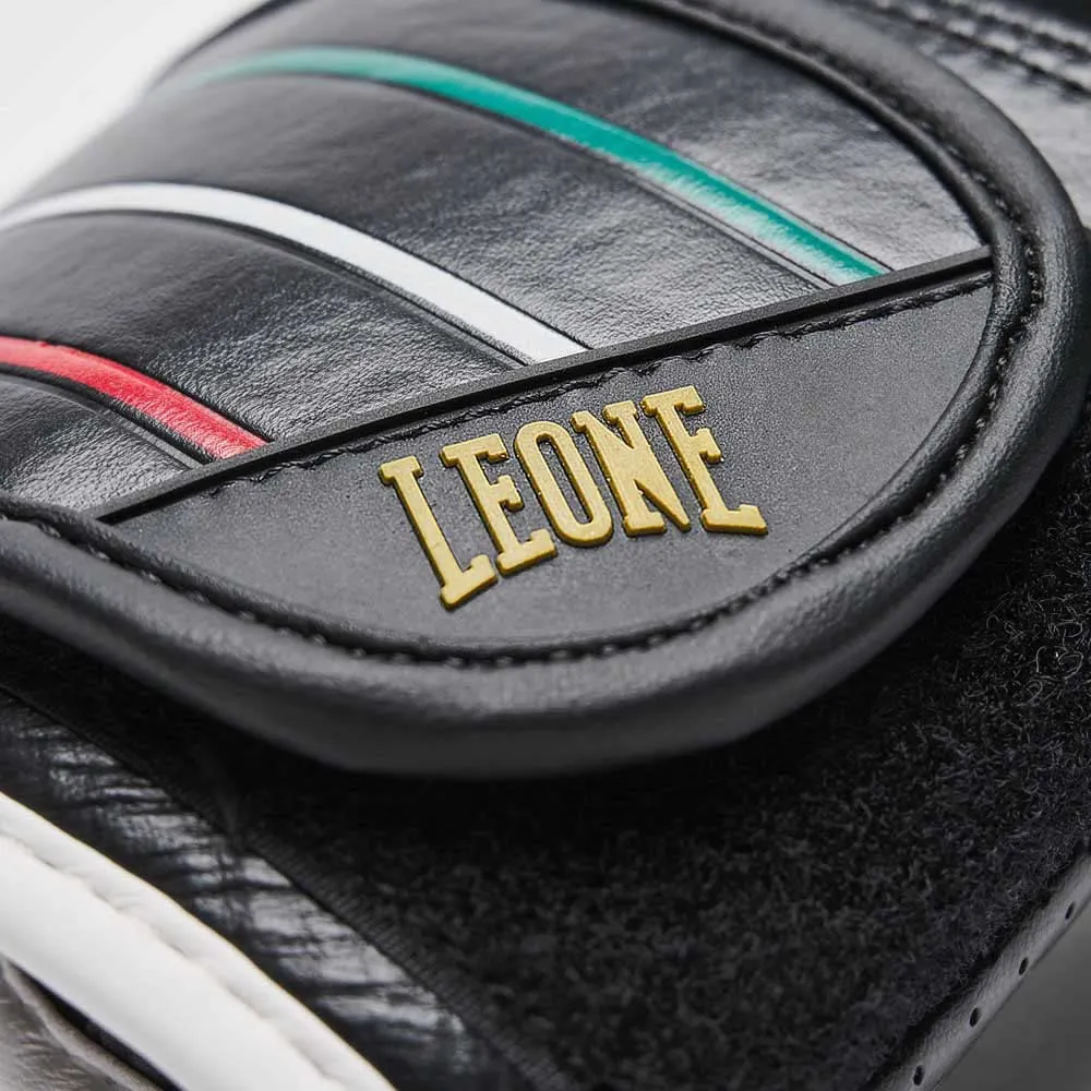 Leone1947 Flag guanti boxe 10 oz neri pelle bufalo