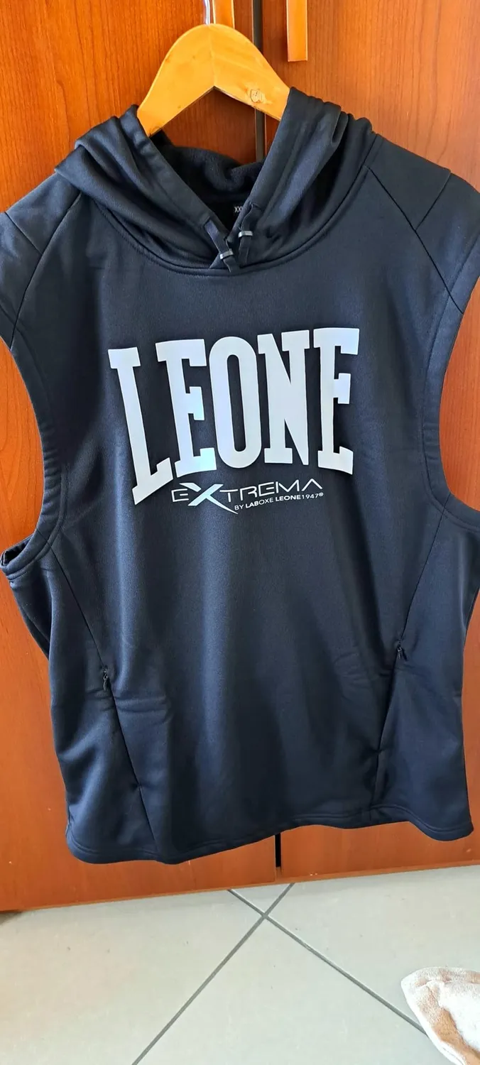 Leone 1947 ABX110 Felpa Smanicata Uomo L Tasca Zip