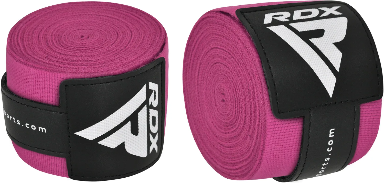 RDX IBA fasce mani boxe rosa 4,5 m