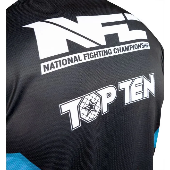 TOP TEN MMA NFC t-shirt poliestere da allenamento