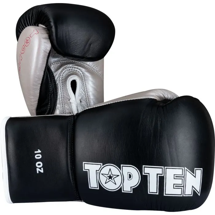 TOP TEN Profi guanti boxe in pelle vera