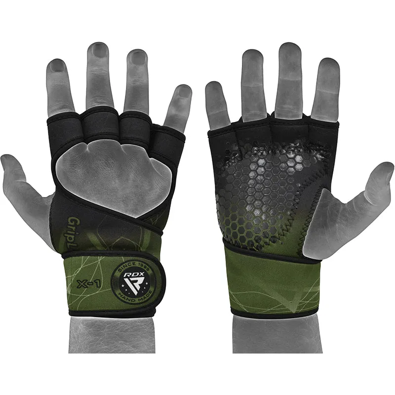 RDX X1 Guanti Palestra Neoprene Grip Silicone