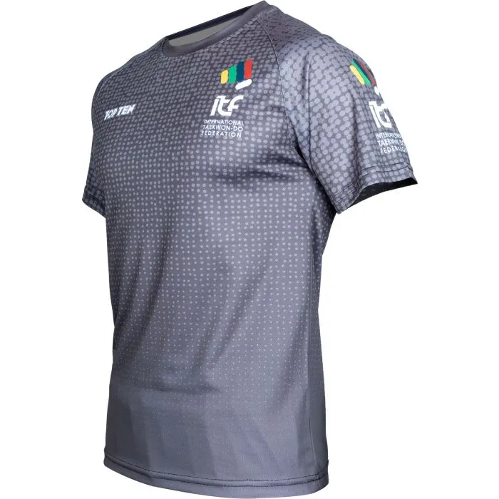 TOP TEN ITF Spot t-shirt taekwon-do poliestere