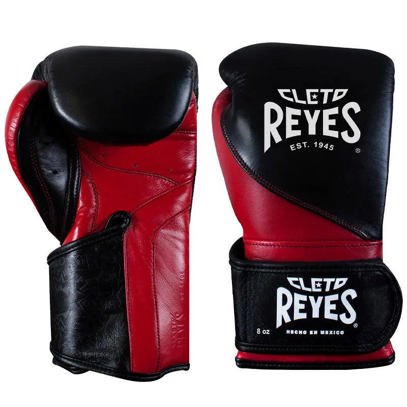 Cleto Reyes Alta Precision guanti boxe 14 oz nero oro pelle