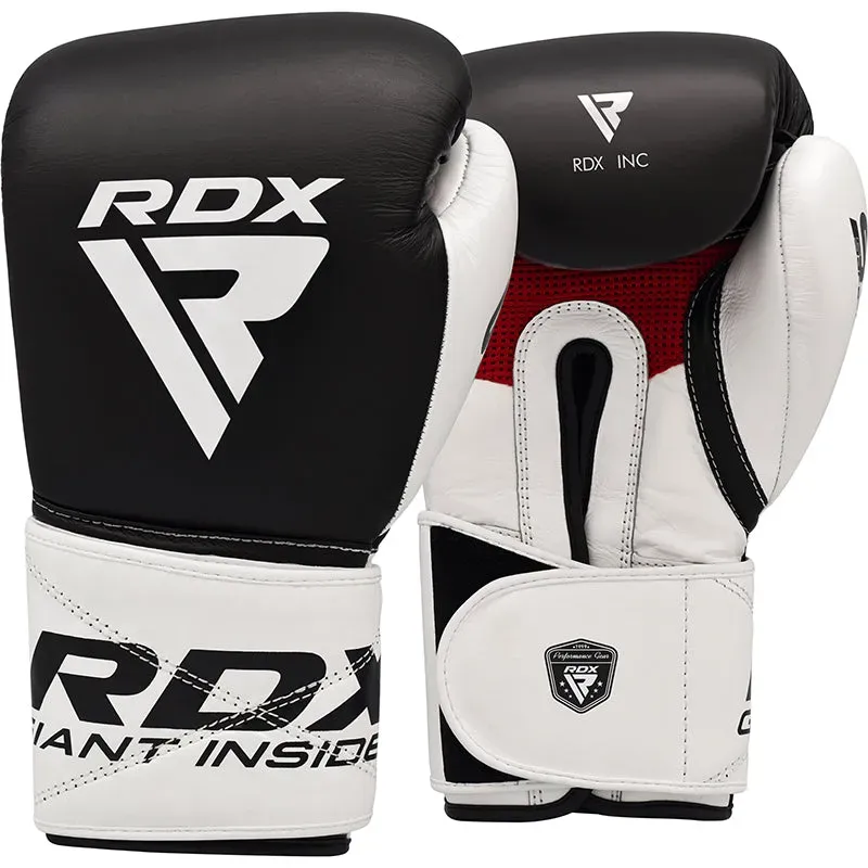 RDX S5 Guantoni Boxe Neri 14oz Pelle Bovina