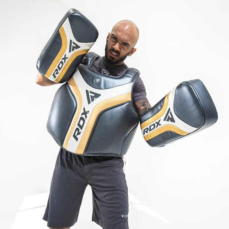 RDX T17 Aura Pao Thai Boxe Oro Antishock