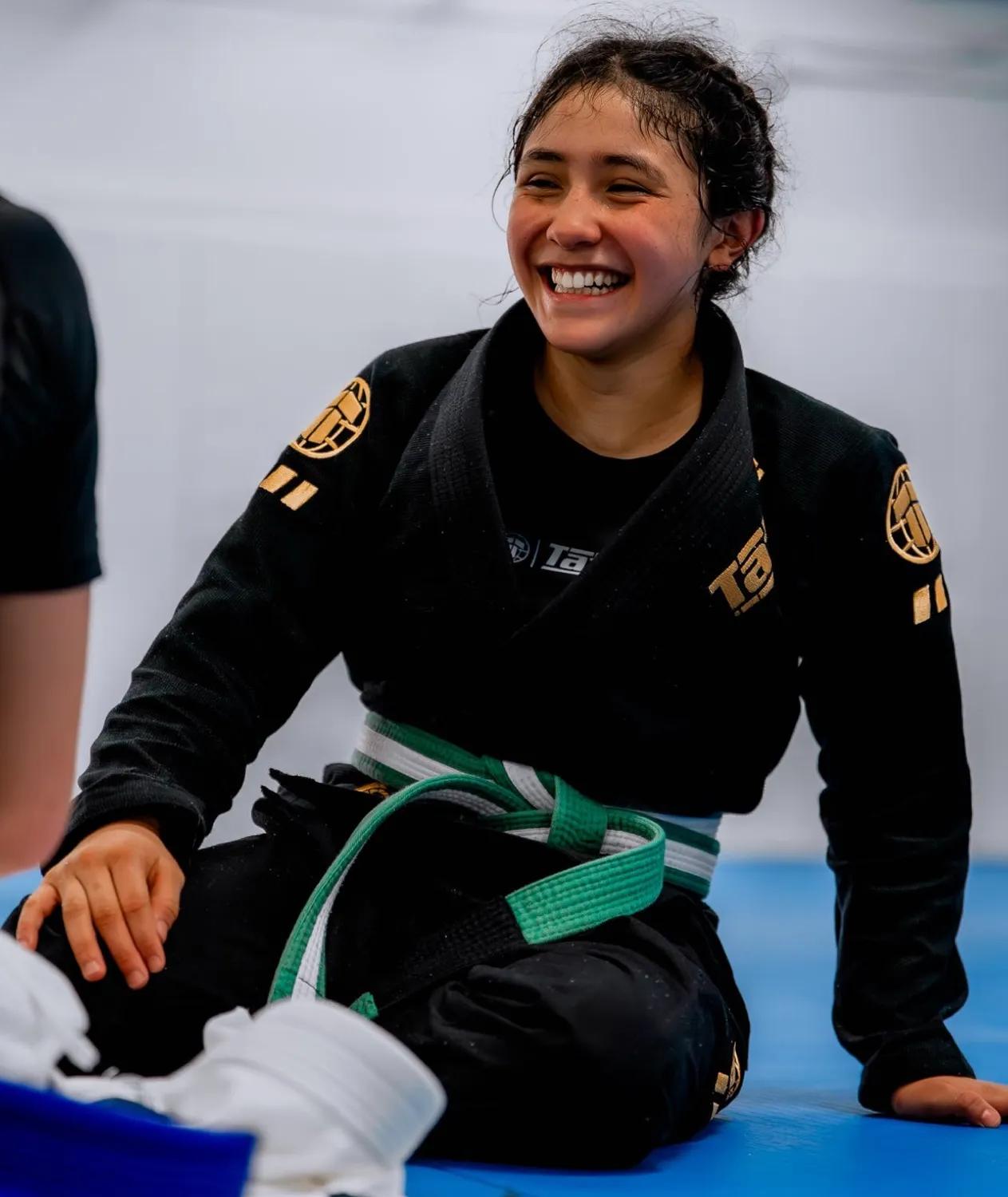 Tatami Pro Series kimono BJJ bambino nero ricamo oro