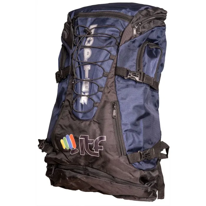 TOP TEN Giant Taekwondo Zaino Nero-Blu Poliestere