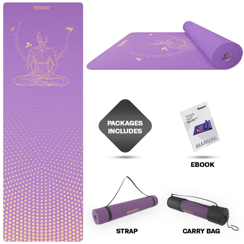 RDX D2 6mm Tappetino Yoga Antiscivolo 183x61