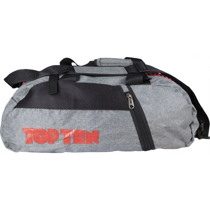 TOP TEN Superior Grey borsone zaino grigio arti marziali