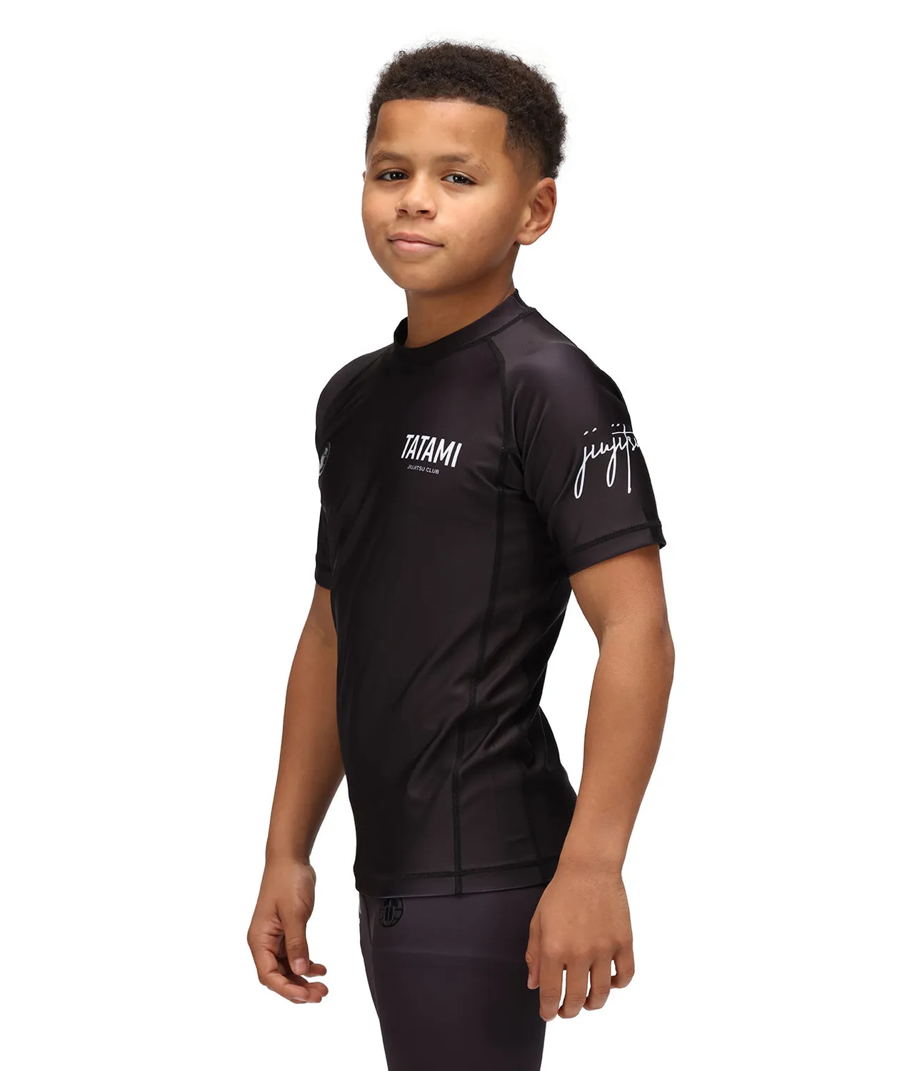 Tatami JJ Club Rash Guard bambino manica corta nera