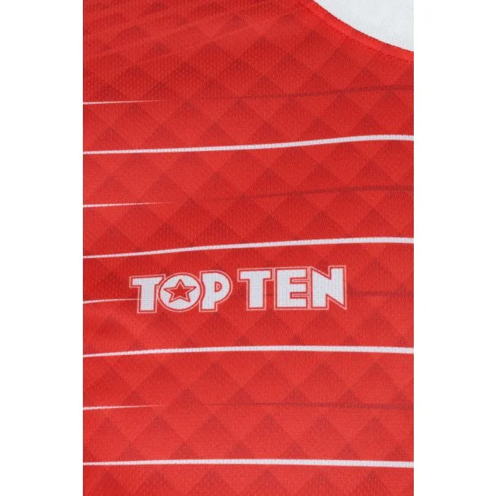 TOP TEN WAKO t-shirt kickboxing poliestere