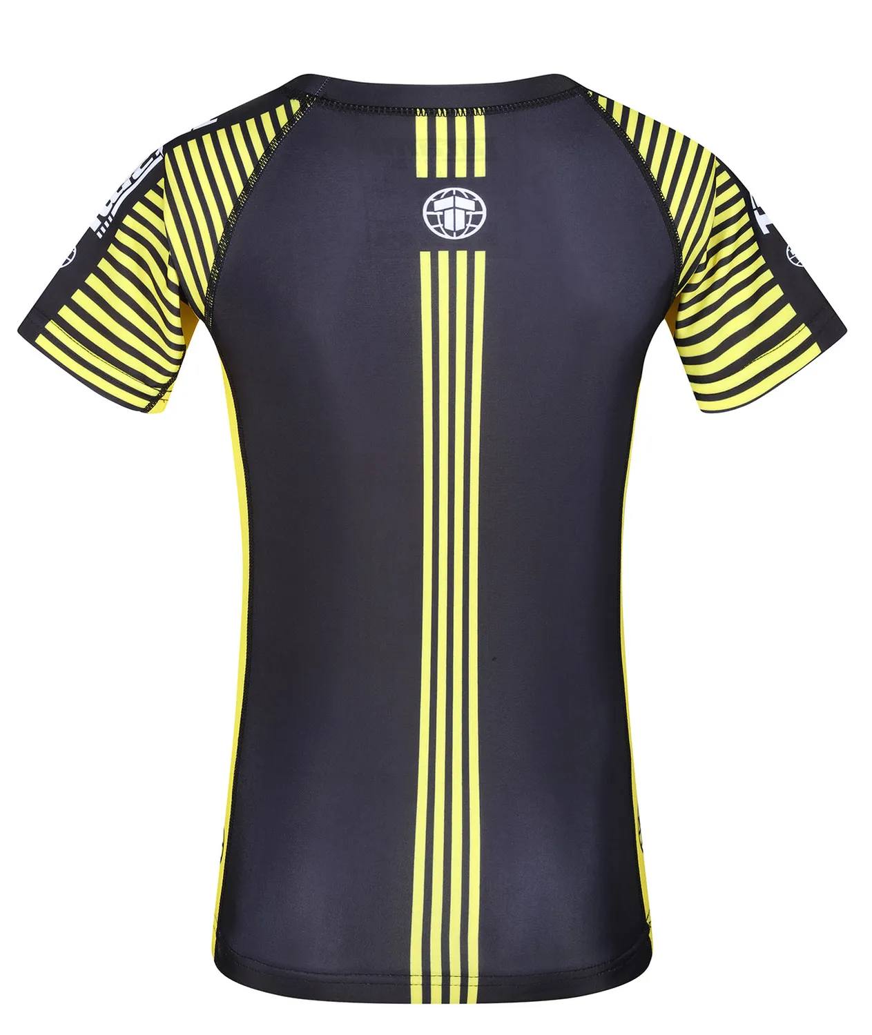 Tatami IBJJF Ranked rash guard bambino gialla maniche corte
