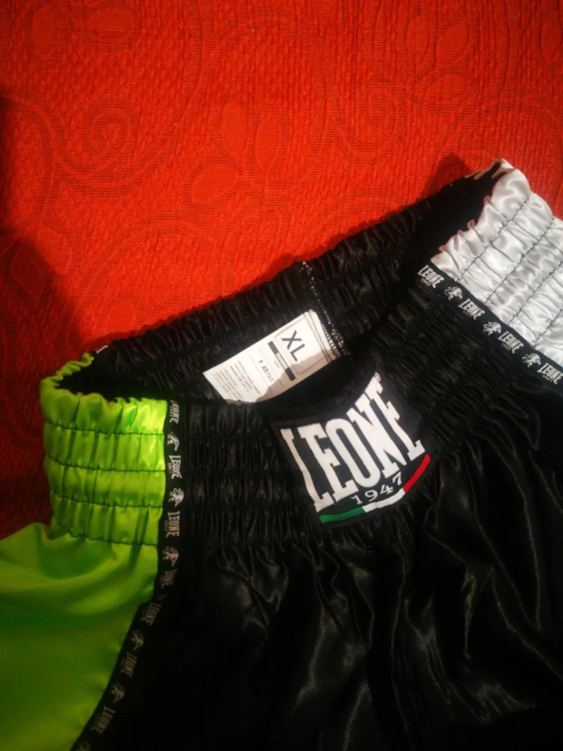 Leone 1947 Training Pantaloncino Kick Thai Satin Leggero