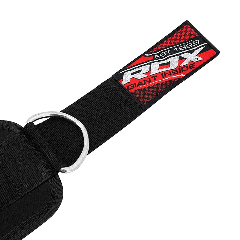 RDX A1 cavigliera fitness nera cavo slancio gambe