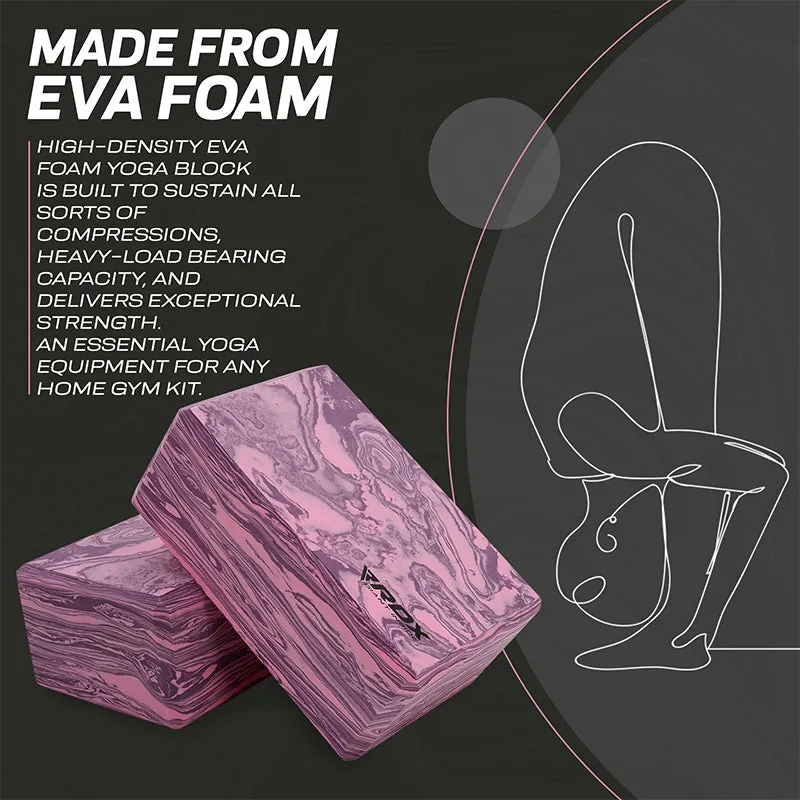 RDX MP Blocco Yoga EVA Viola Singolo 23x15cm