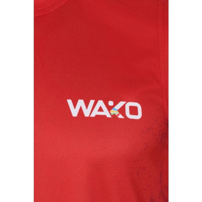 TOP TEN WAKO Kick Light t-shirt kickboxing poliestere
