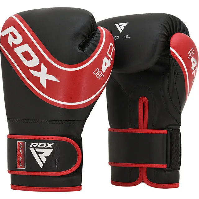 RDX 4B Robo guanti boxe bambini pelle anti-pollice