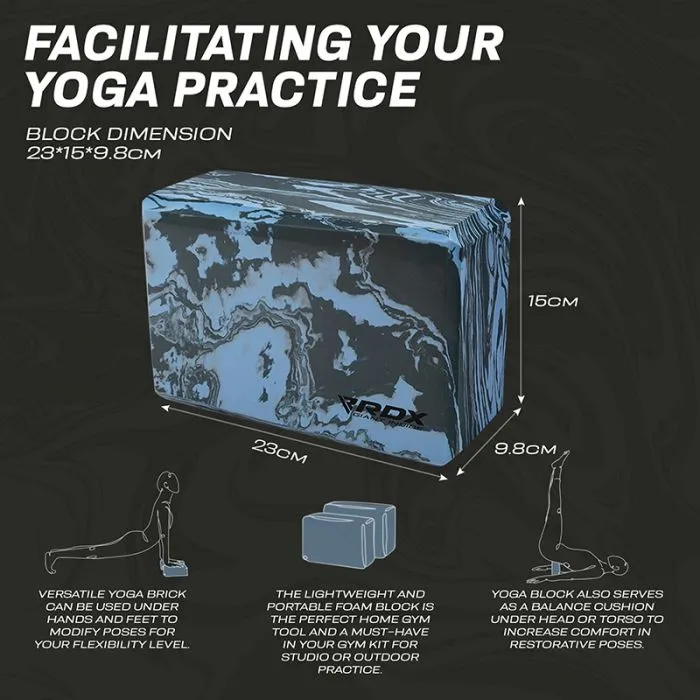 RDX UB blocco yoga EVA singolo antiscivolo denso