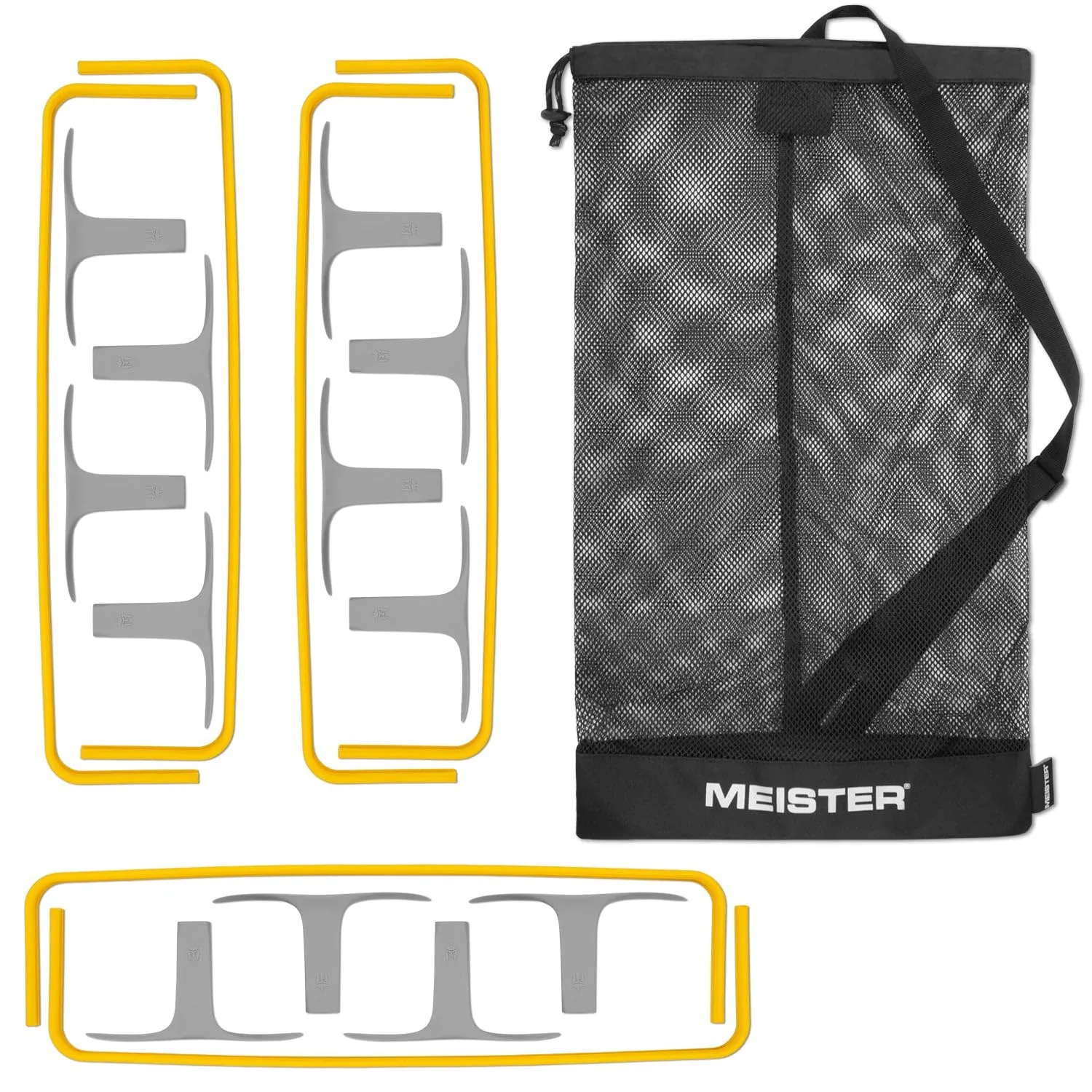 Meister ZoomFlex Ostacoli Agilità 15 cm Gialli Set 6 pz