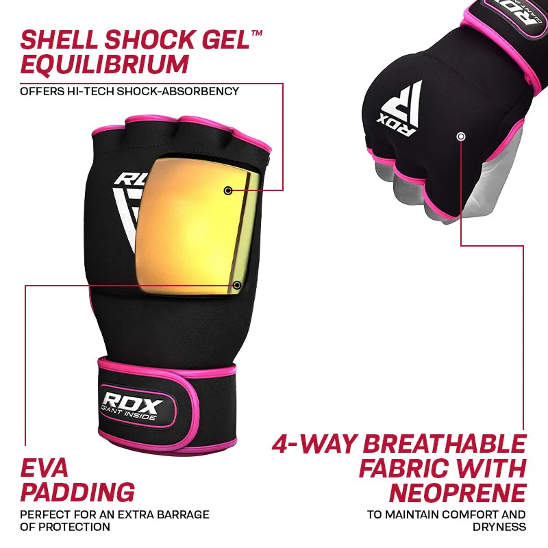 RDX X8 sottoguanti boxe gel rosa protezione nocche