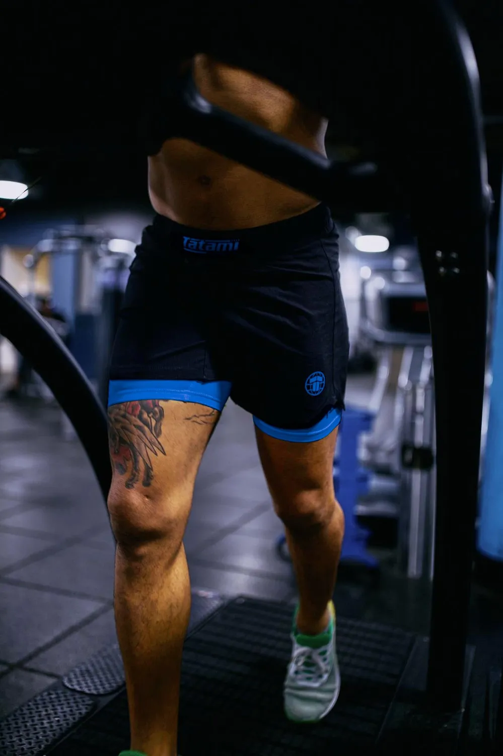 Tatami Dual Layer Grappling Shorts blu no-gi