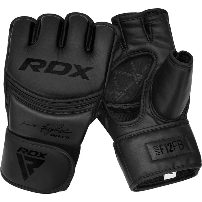 RDX GGR F-12 Plus Guanti MMA Grappling Pelle
