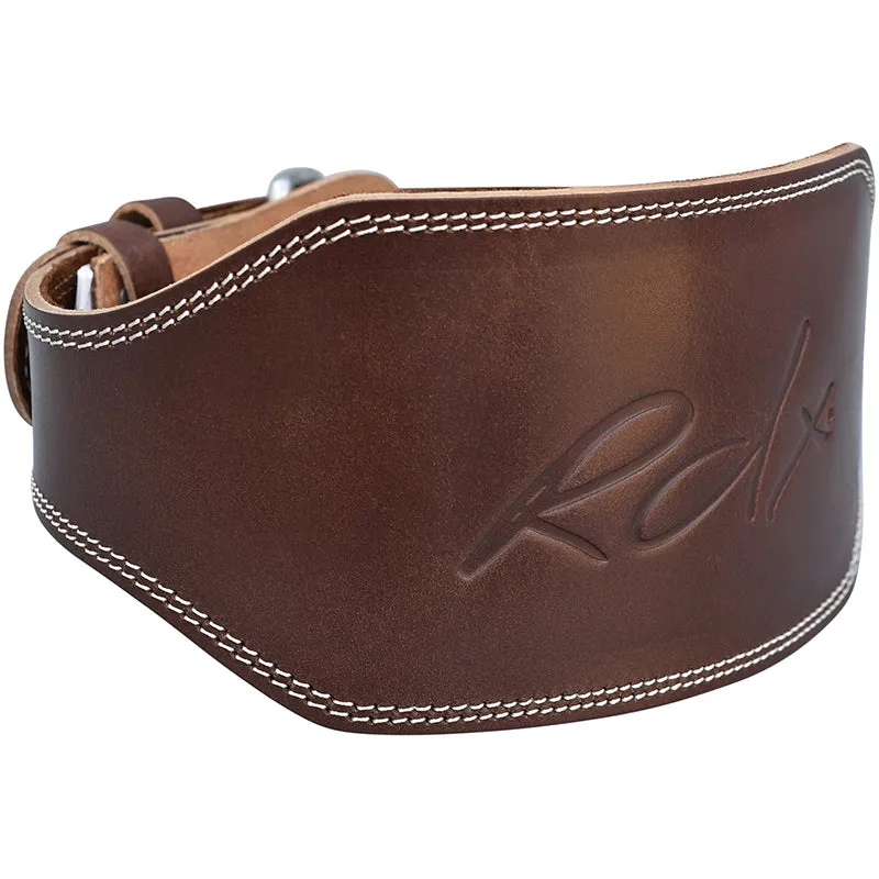 RDX Cintura Sollevamento Pelle Marrone 6 Pollici