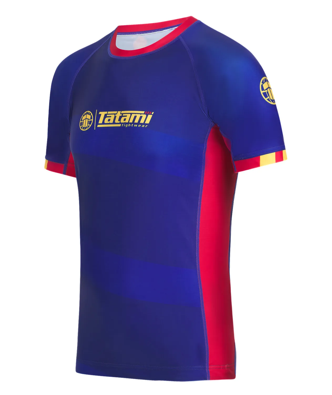 Tatami Nomad Rash Guard Uomo Blu Rossa Riciclata Leggera