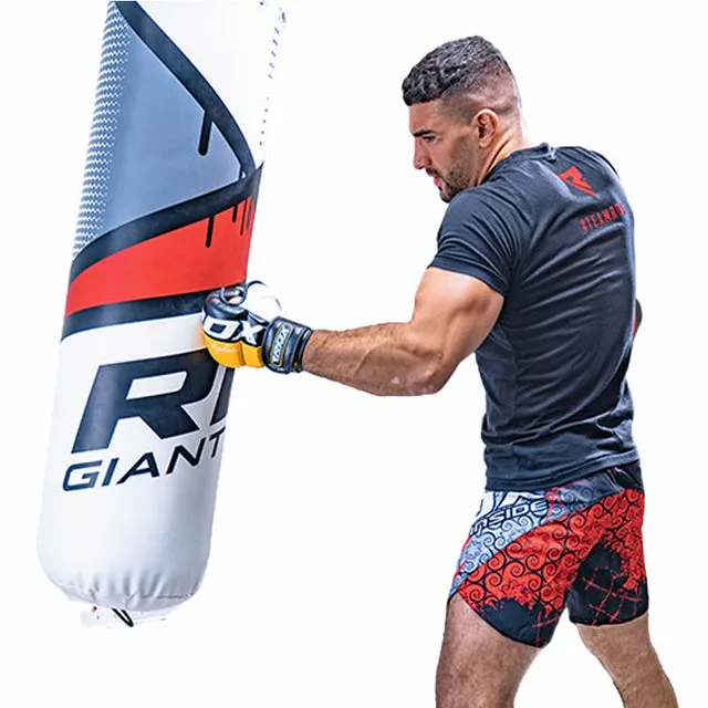 RDX F7 Ego sacco boxe 4ft bianco rosso con guanti