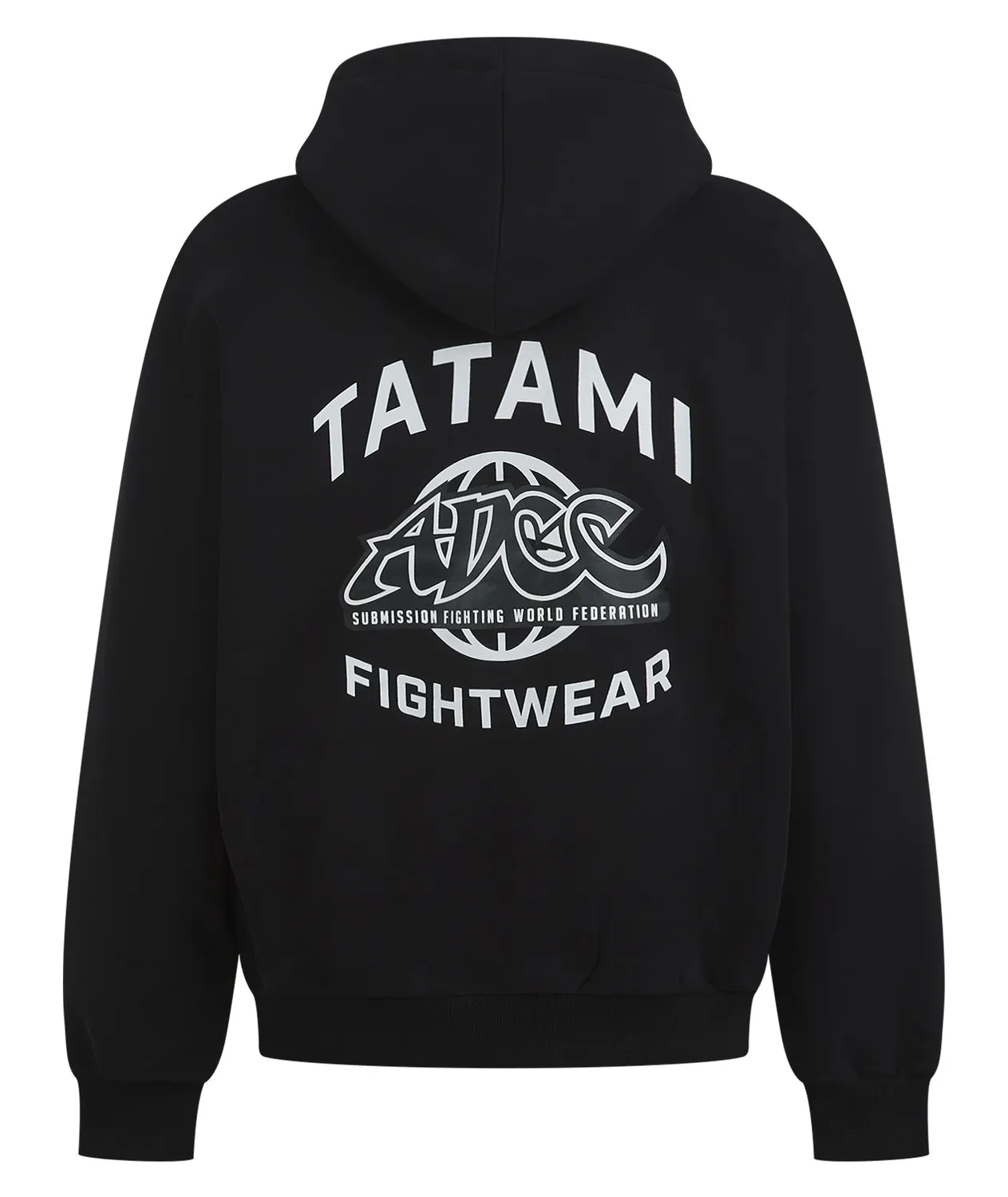 Tatami X ADCC felpa oversize nera zip cappuccio