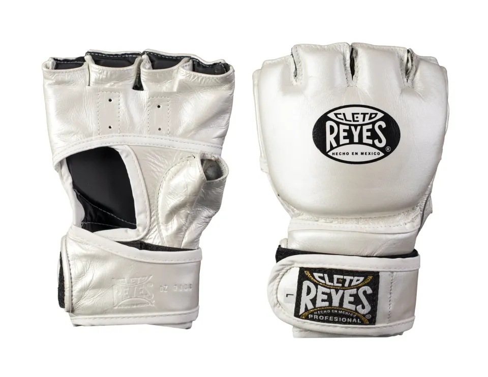 Cleto Reyes Black Mamba guanti MMA pelle bianchi M perla