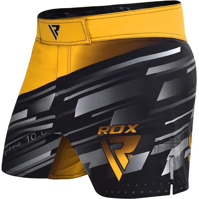 RDX R10 Blaze pantaloncini MMA microfibra rossi