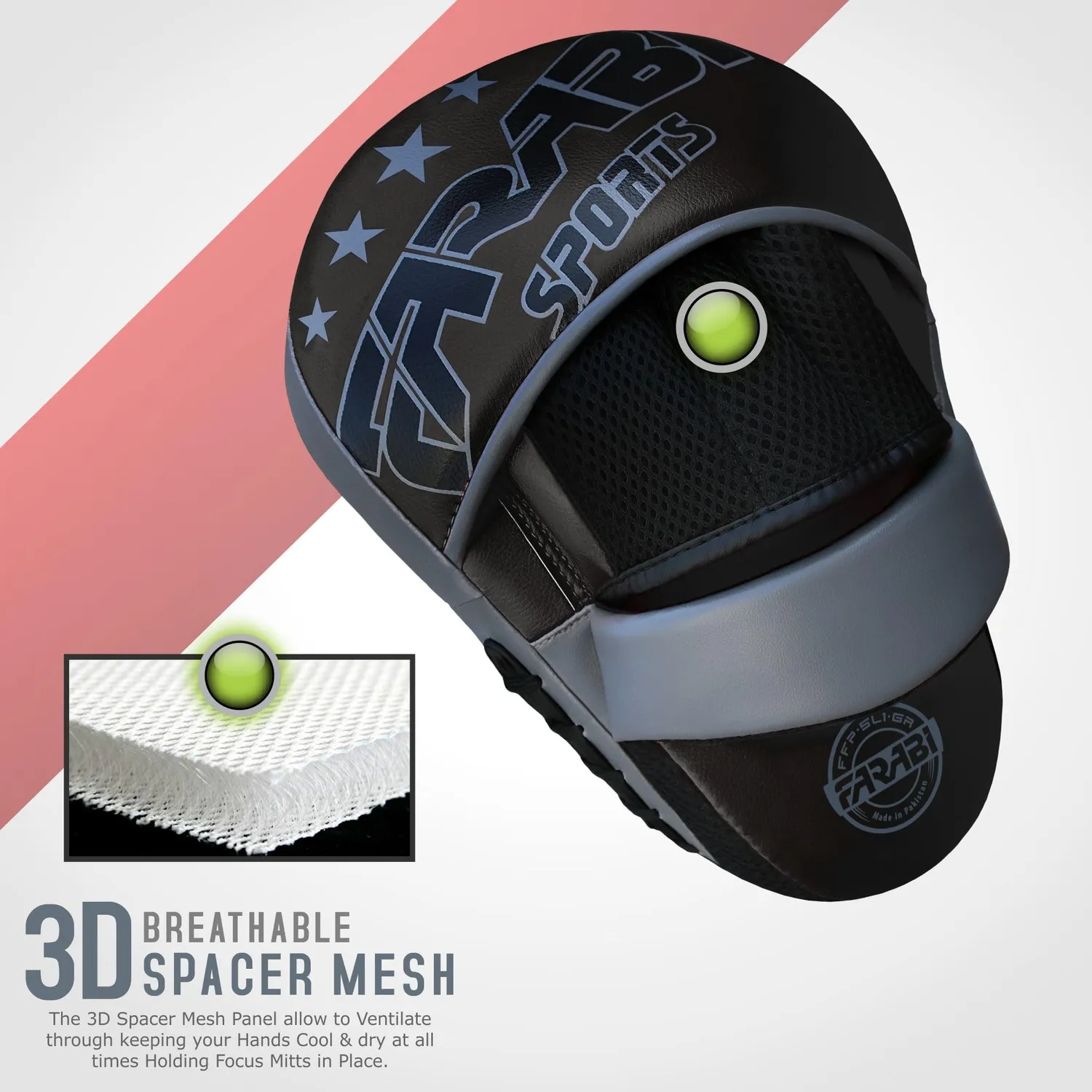 Farabi SL-1 pao curvi boxe focus mitt ultra leggeri