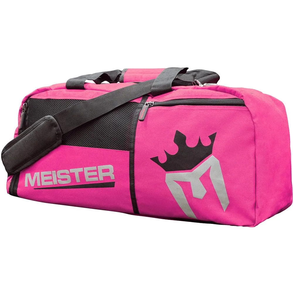 Meister Ventilato Borsone Zaino Nero Verde 66 cm